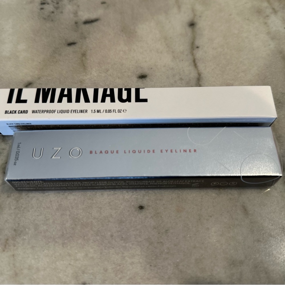 Bundle:NIB IL MAKIAGE & UZO Black Waterproof Liquid Eyeliner